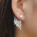 Trendy Silver Earrings - MOJ LANE