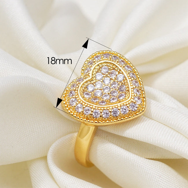 Showroom of 22kt gold heart design ring | Jewelxy - 195192